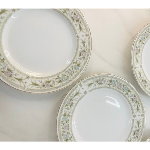 Arcadia by EMPRESS Japan Gravy Boat Attached Underplate, Bread & Butter Plates,5 - Picture 4 of 15